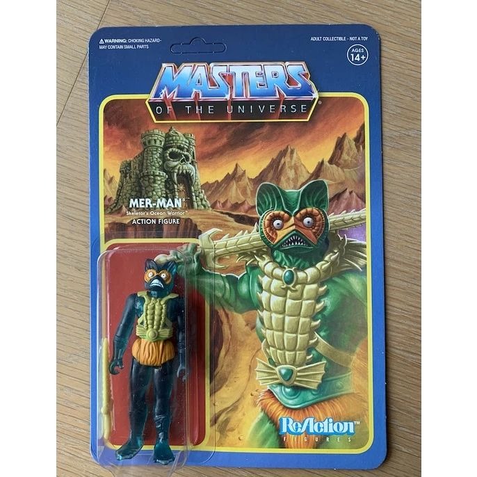 Super7 太空超人 master of the universe Reaction 透明限量 3.75吋 公仔一套-細節圖6