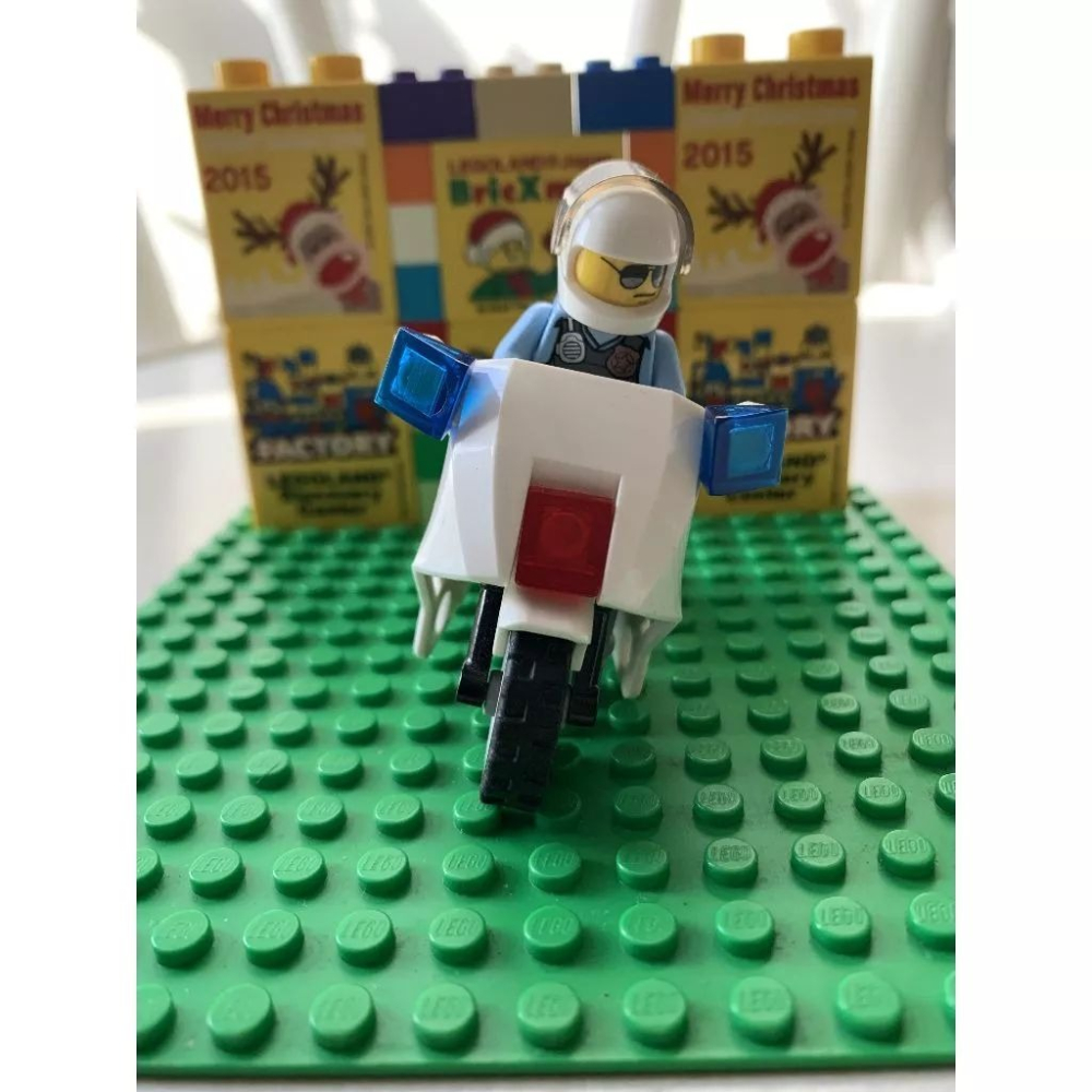 二手 樂高 lego 城市 警察 小偷 機車 編號42-細節圖2