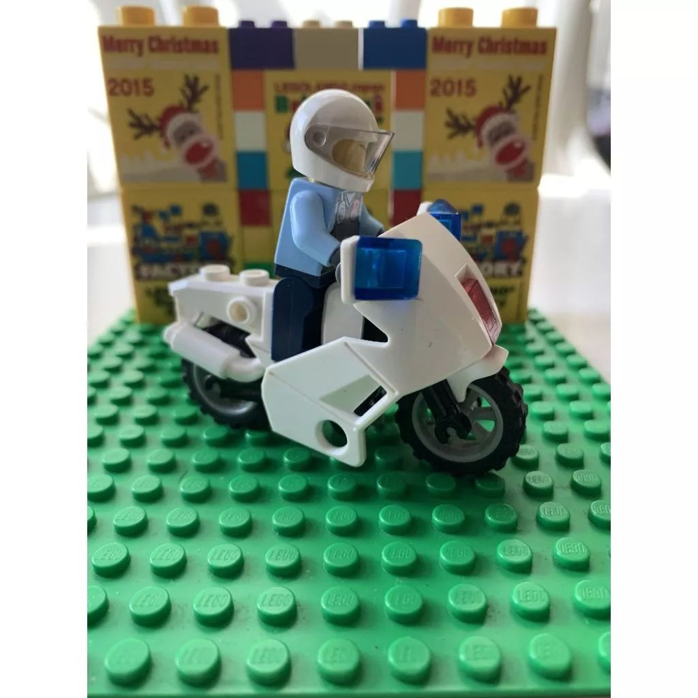 二手 樂高 lego 城市 警察 小偷 機車 編號42-細節圖4