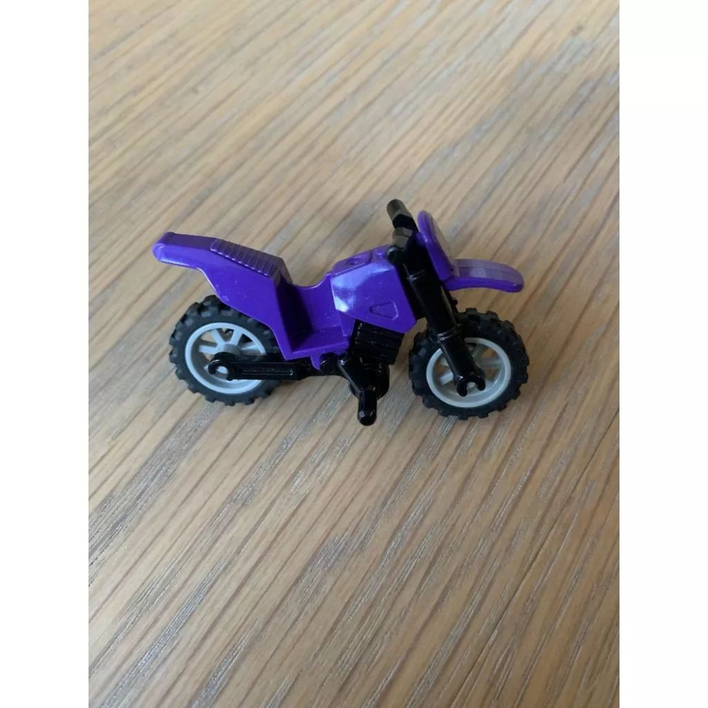 二手 樂高 LEGO 紫色 機車-細節圖2