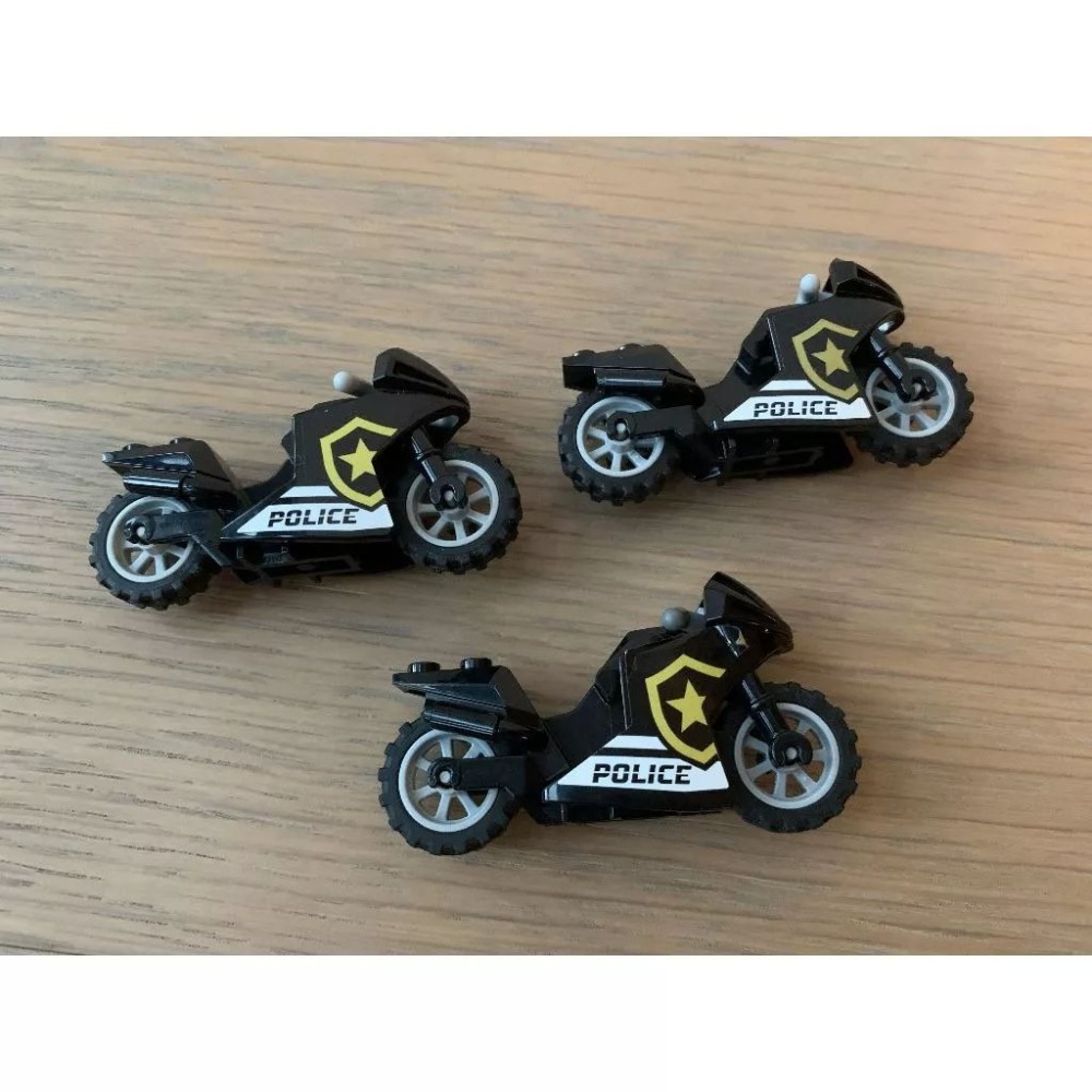 二手 樂高 LEGO 警察 機車 每台179-細節圖3