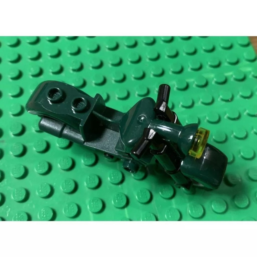 二手 樂高 LEGO 墨綠色 重機 機車-細節圖2