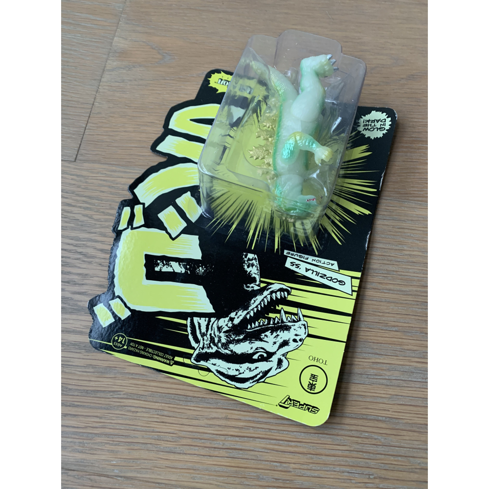 Super7 GODZILLA 哥吉拉 55 夜光 Reaction 3.75吋 公仔-細節圖4