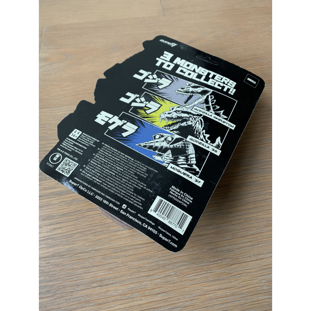 Super7 GODZILLA 哥吉拉 55 夜光 Reaction 3.75吋 公仔-細節圖6