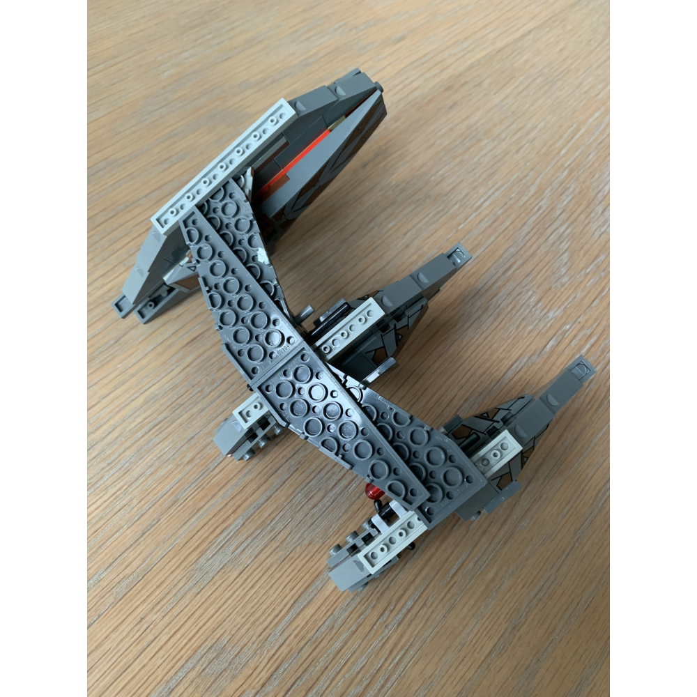 二手 樂高 LEGO 星際大戰 Star Wars  7957 西斯夜速艇 Sith Nightspeeder 人偶鬆動-細節圖2