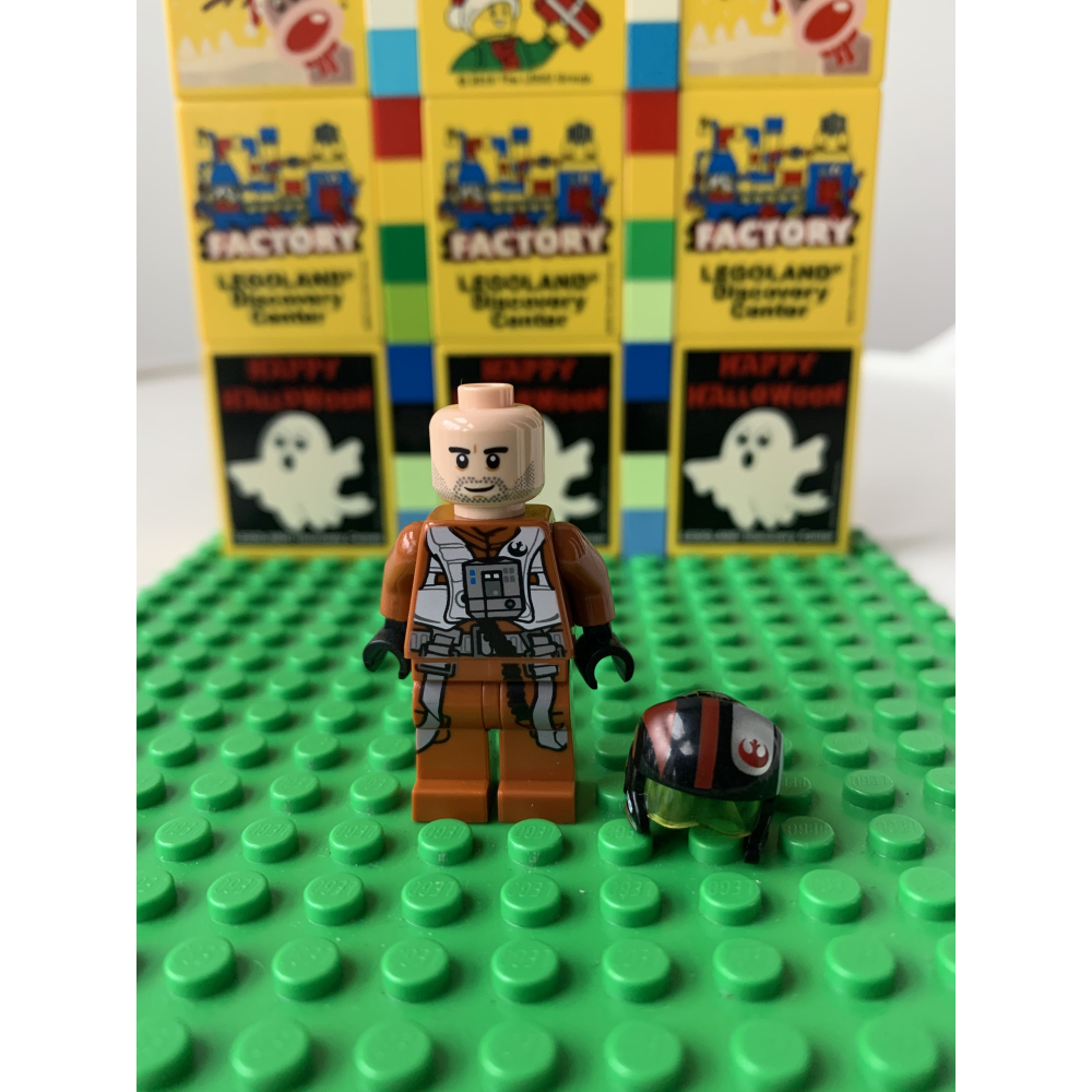 二手 樂高 LEGO 星際大戰 75102 飛行員 駕駛員 駕駛兵 sw0658-細節圖6