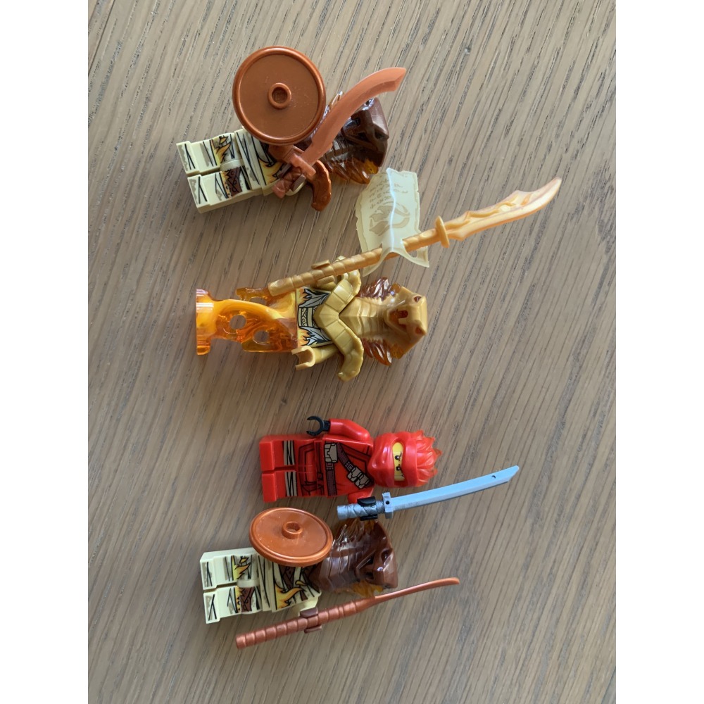 二手 樂高 LEGO 旋風忍者 火焰牙 眼鏡蛇 蛇王 蛇族 70674-細節圖2