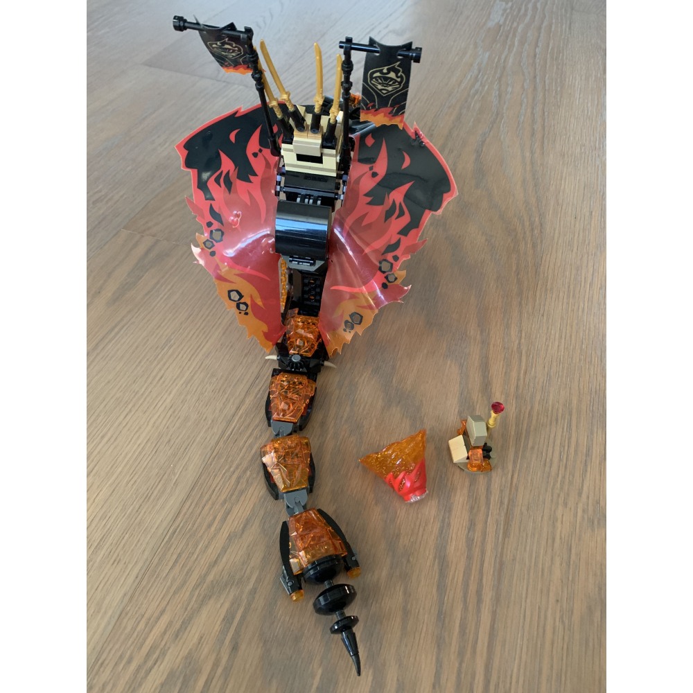 二手 樂高 LEGO 旋風忍者 火焰牙 眼鏡蛇 蛇王 蛇族 70674-細節圖7