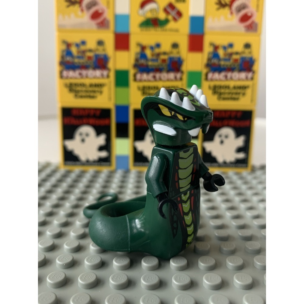 二手 樂高 LEGO 旋風忍者 綠蛇王 9450 njo066 右手有鬆動-細節圖2