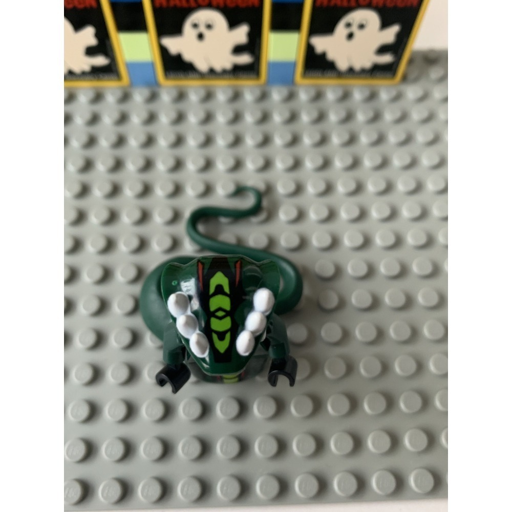 二手 樂高 LEGO 旋風忍者 綠蛇王 9450 njo066 右手有鬆動-細節圖8