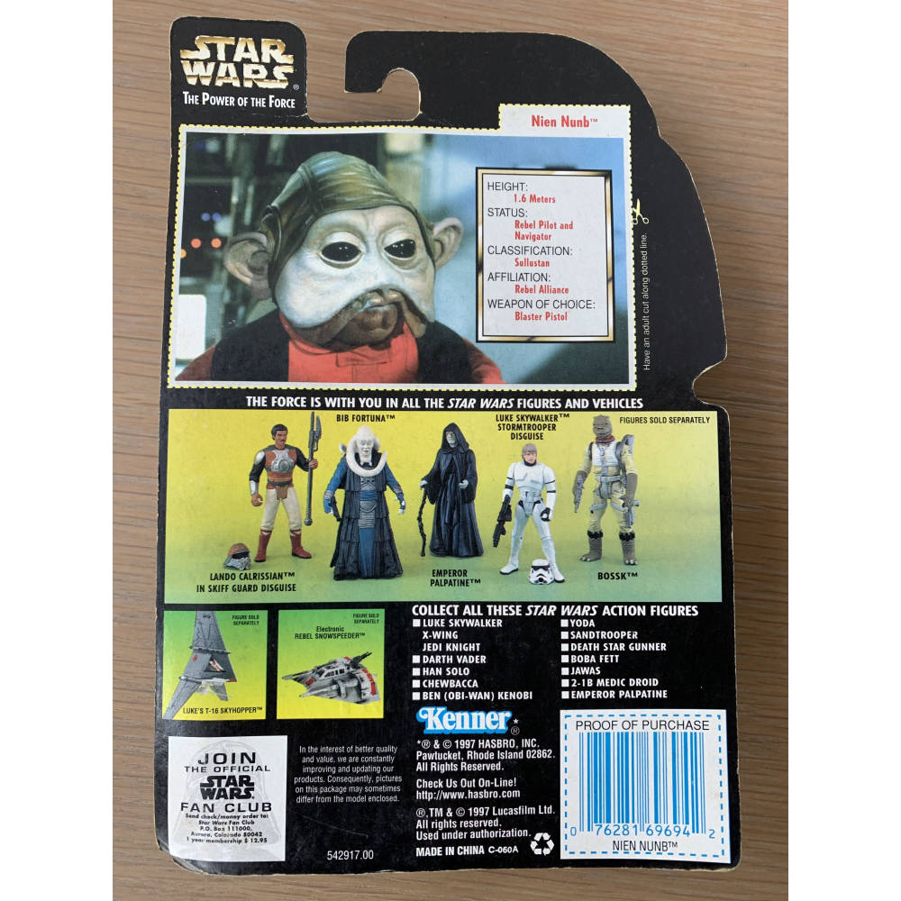 星際大戰 Kenner 老吊卡 Nien Nunb-細節圖2