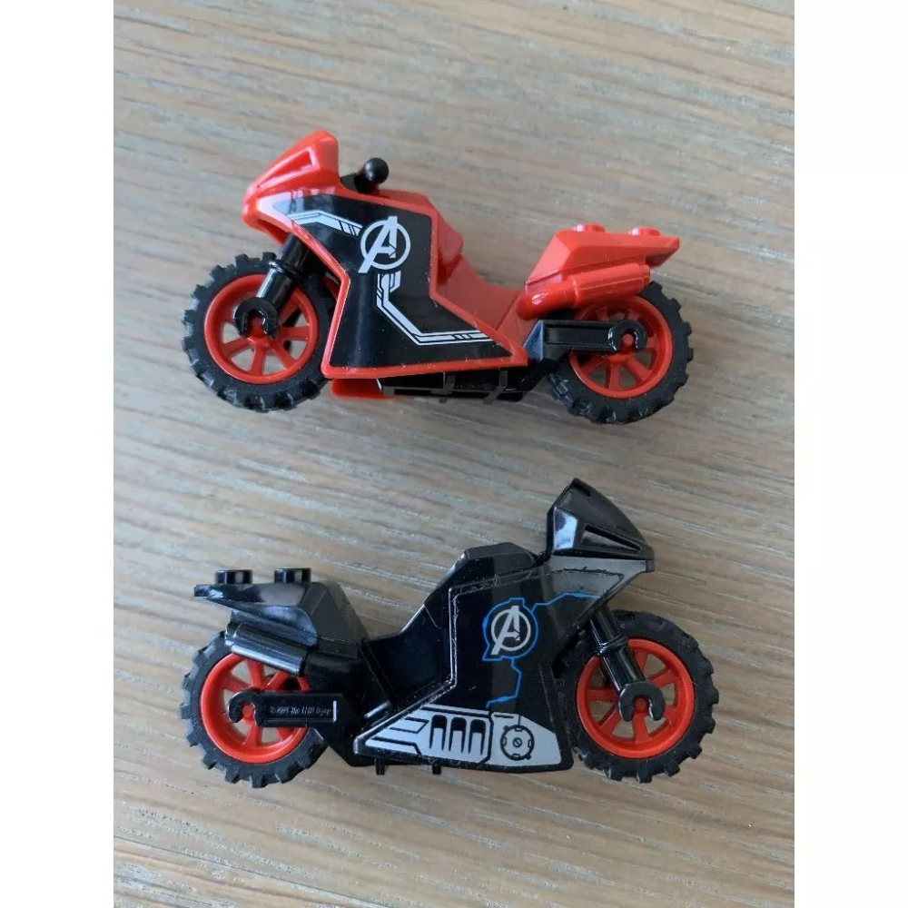 二手 樂高 LEGO 復仇者聯盟 Avenger 機車 重機 2台-細節圖3