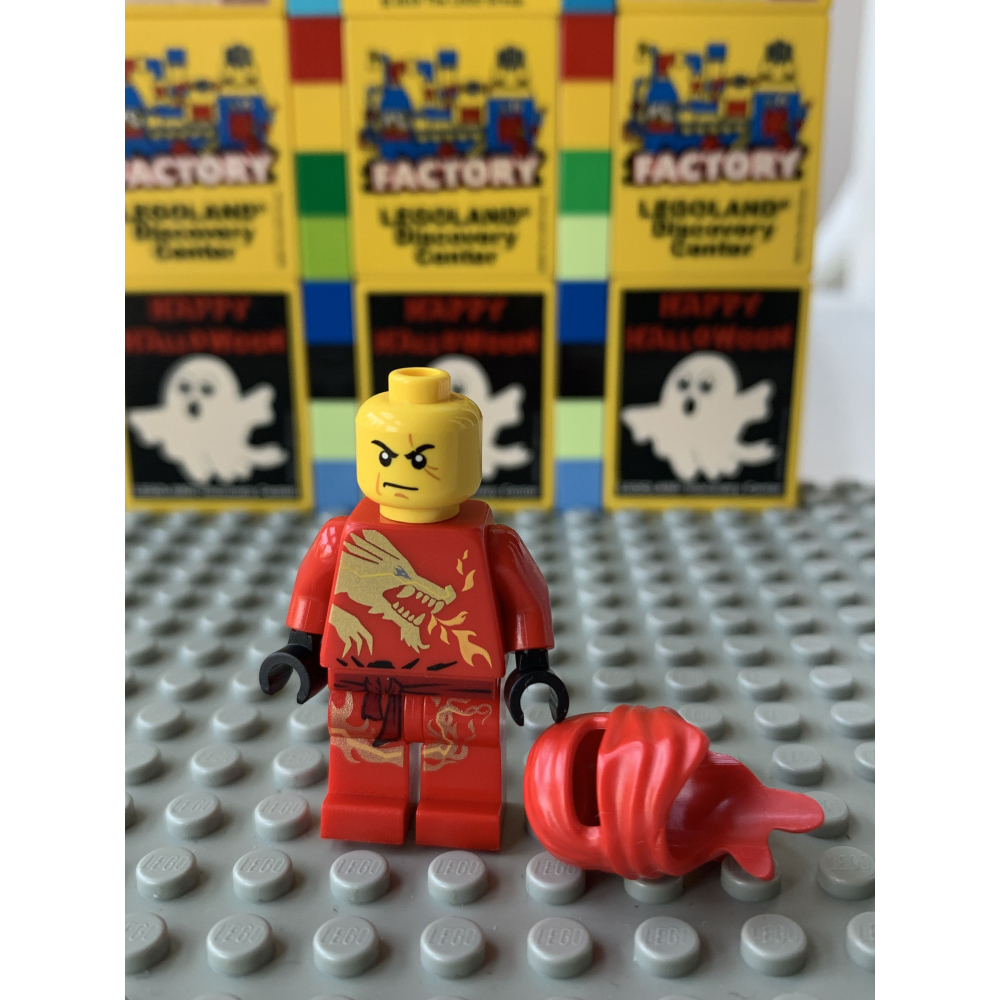 二手 樂高 LEGO 旋風忍者 2507 2254 2518 紅忍 凱 Kai DX njo009 龍服凱-細節圖6