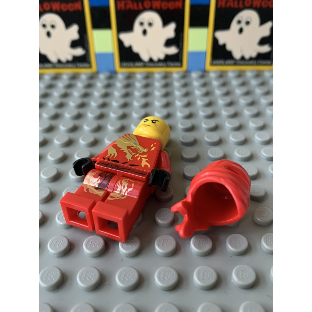 二手 樂高 LEGO 旋風忍者 2507 2254 2518 紅忍 凱 Kai DX njo009 龍服凱-細節圖8