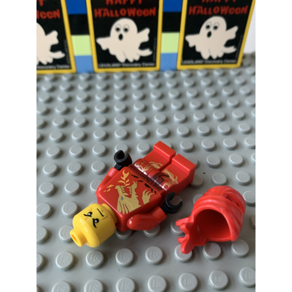 二手 樂高 LEGO 旋風忍者 2507 2254 2518 紅忍 凱 Kai DX njo009 龍服凱-細節圖9