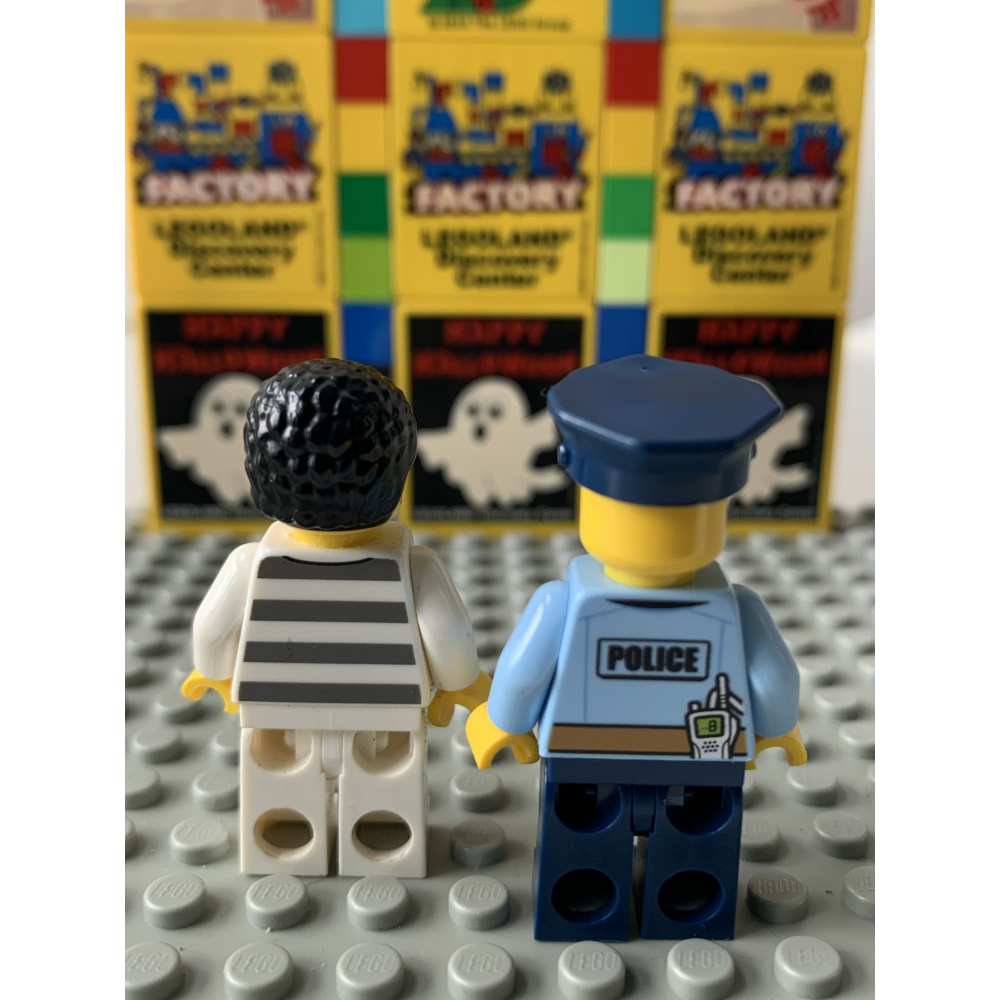 二手 樂高 LEGO 警察 小偷 編號36-細節圖3