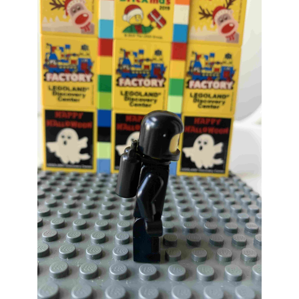 二手 樂高 LEGO 黑色太空人 經典-細節圖2