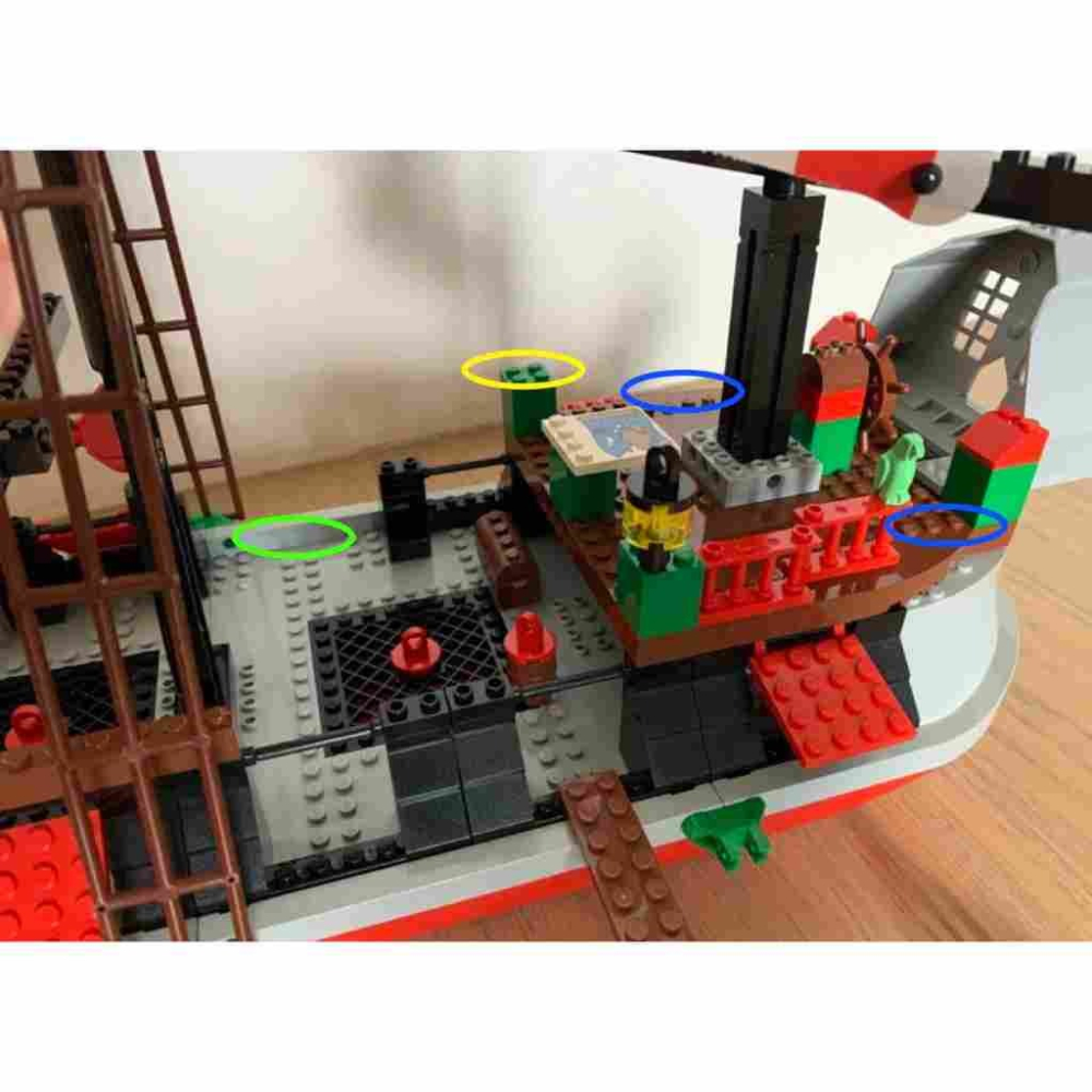 二手 樂高 LEGO 海盜 海盜船 7075 經典 特價-細節圖8