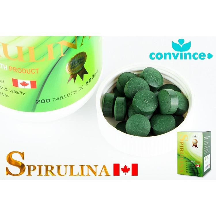 康心 螺旋藻(藍藻)錠片 Spirulina(200錠/罐)(全素)-細節圖3