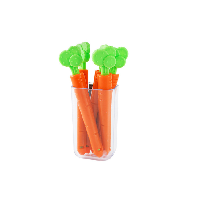 [胡蘿蔔造型] 封口夾 密封夾 封袋夾 防潮夾 密封棒 密封條 食品密封夾 保鮮夾 塑膠夾 封袋夾 零食夾 食品夾-細節圖9