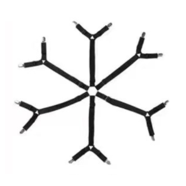 床單固定夾-黑色