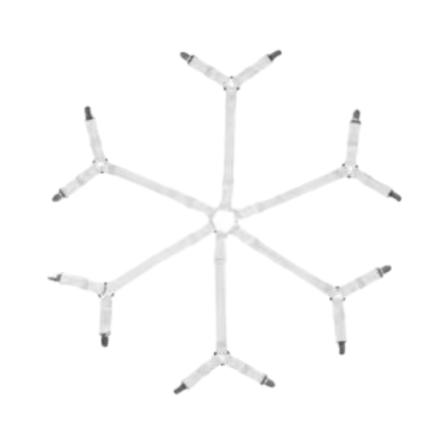 床單固定夾-白色