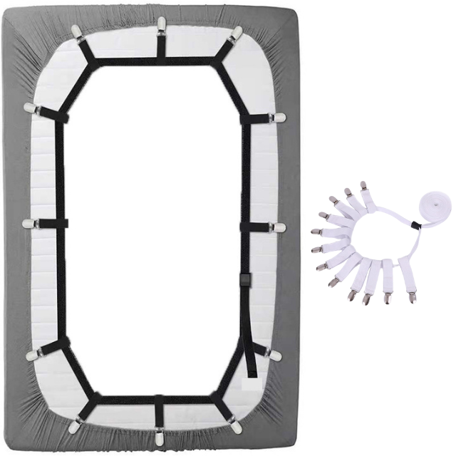 床單固定夾-白色全包圍(十二夾)