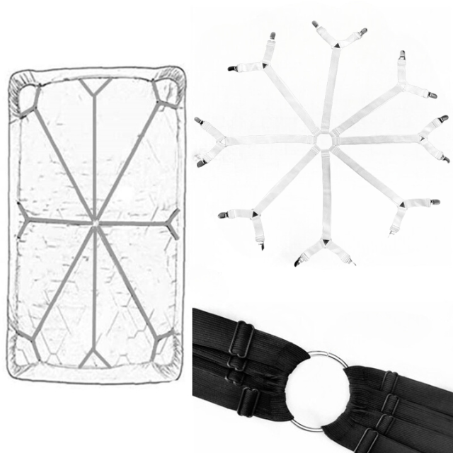 床單固定夾-白色十六夾