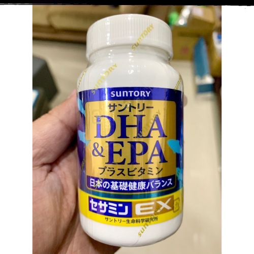240粒裝 60日份 日本三得利 Suntory 魚油 DHA &amp; EPA + 芝麻明EX.