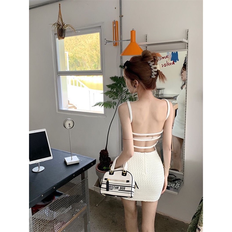 HA新款春夏季辣妹露背性感緊身連衣裙#現貨-細節圖4