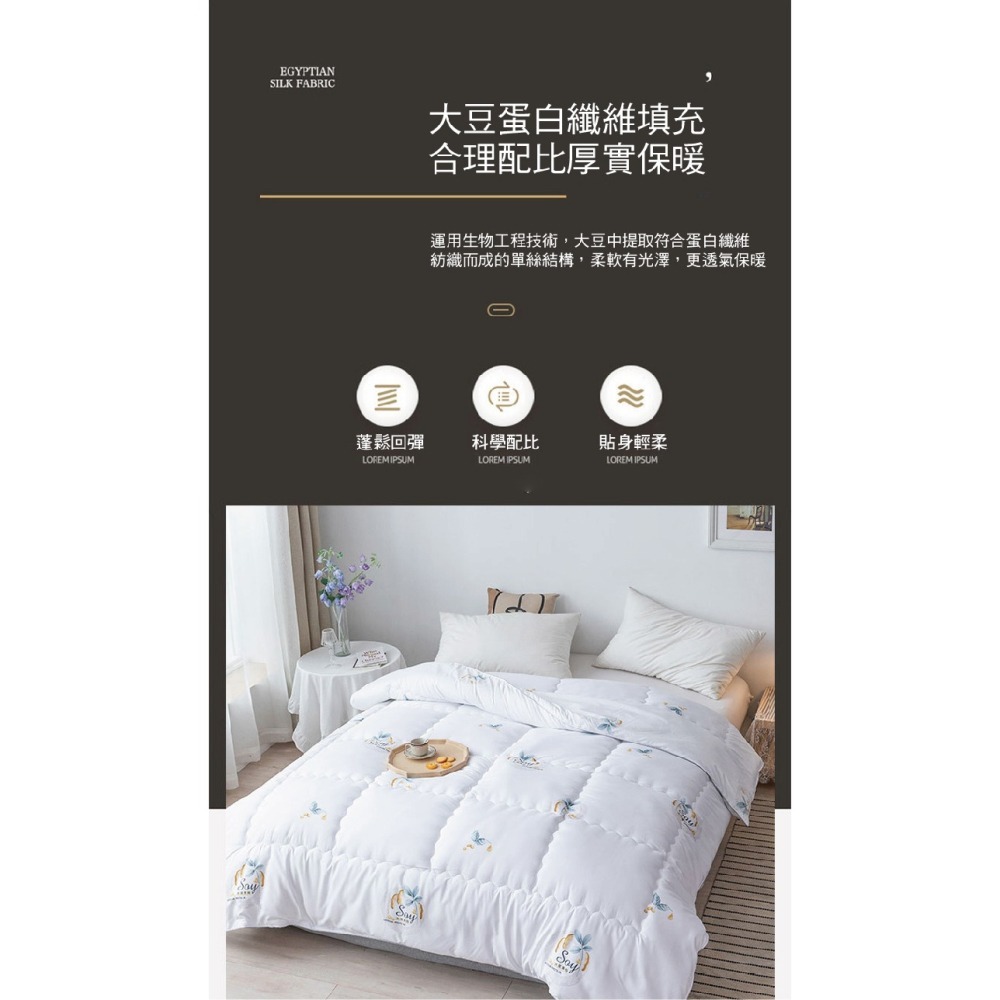 天然石墨烯豆腐抗菌冬被-細節圖7