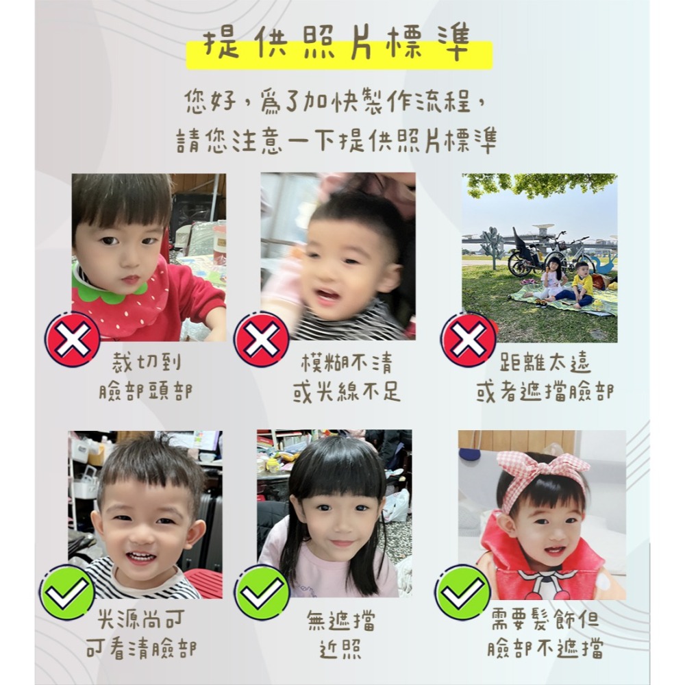 客製壓克力吊飾 小孩/情人/毛孩 客製姓名鑰匙圈  純大頭鑰匙圈 頭飾鑰匙圈 禮物 載具鑰匙圈-細節圖7