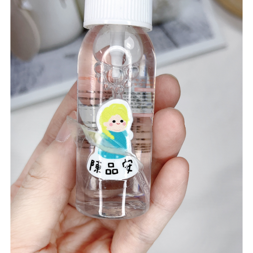 少份量 UV轉印貼 水晶貼 姓名貼 感壓貼紙 -臘腸貓B款-細節圖4