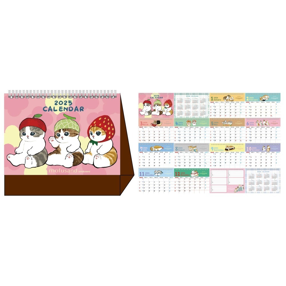 卡通桌曆 桌曆 月曆 年曆 行事曆 掛曆 月曆 2025桌曆 2025月曆 2025年曆 2025掛曆 2025行事曆-細節圖5