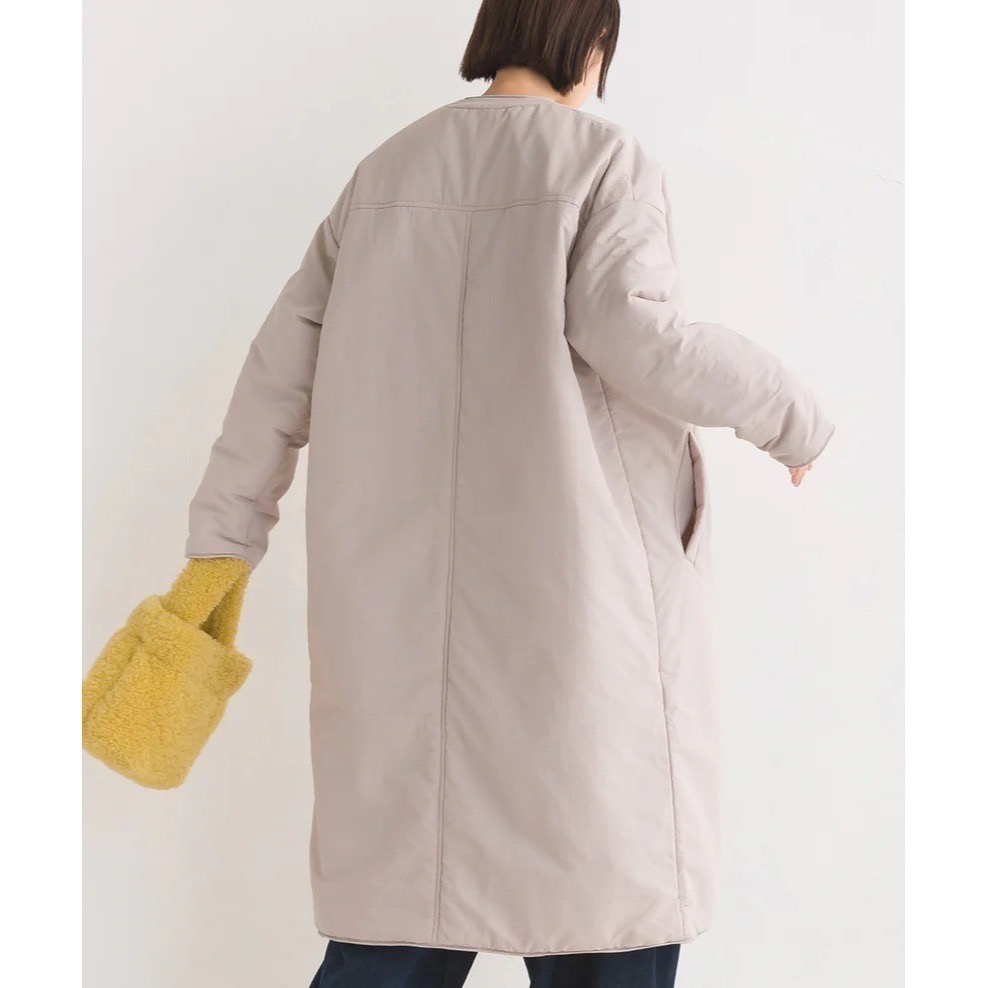 日本品牌OMNES無領防水大衣-輕量-細節圖6