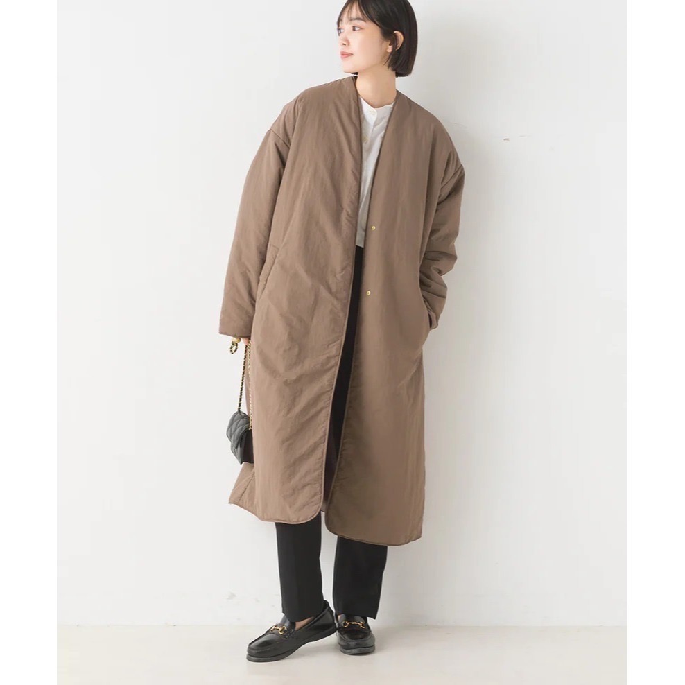 日本品牌OMNES無領防水大衣-輕量-細節圖10