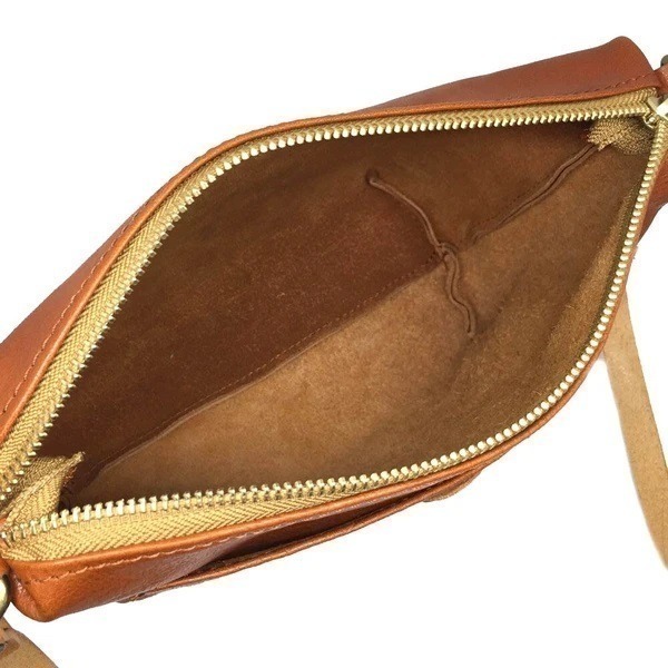 《全新現貨正品》Lien日本製 皮革迷你肩背包(男女適用) コルド　ミニショルダー-細節圖6