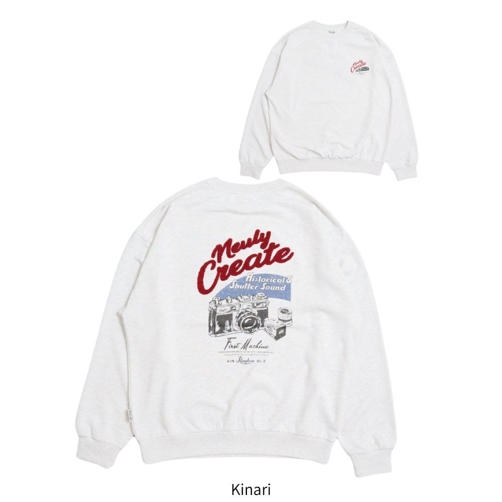 《全新現貨正品》日本POWER TO THE PEOPLE相機刺繡衛衣-男女適用-規格圖11