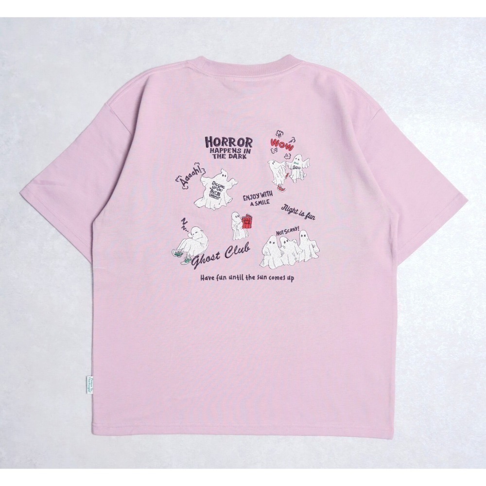 《2025夏季全新現貨正品》日本POWER TO THE PEOPLE-燦爛的鬼怪刺繡短袖T恤-男女適用-細節圖4