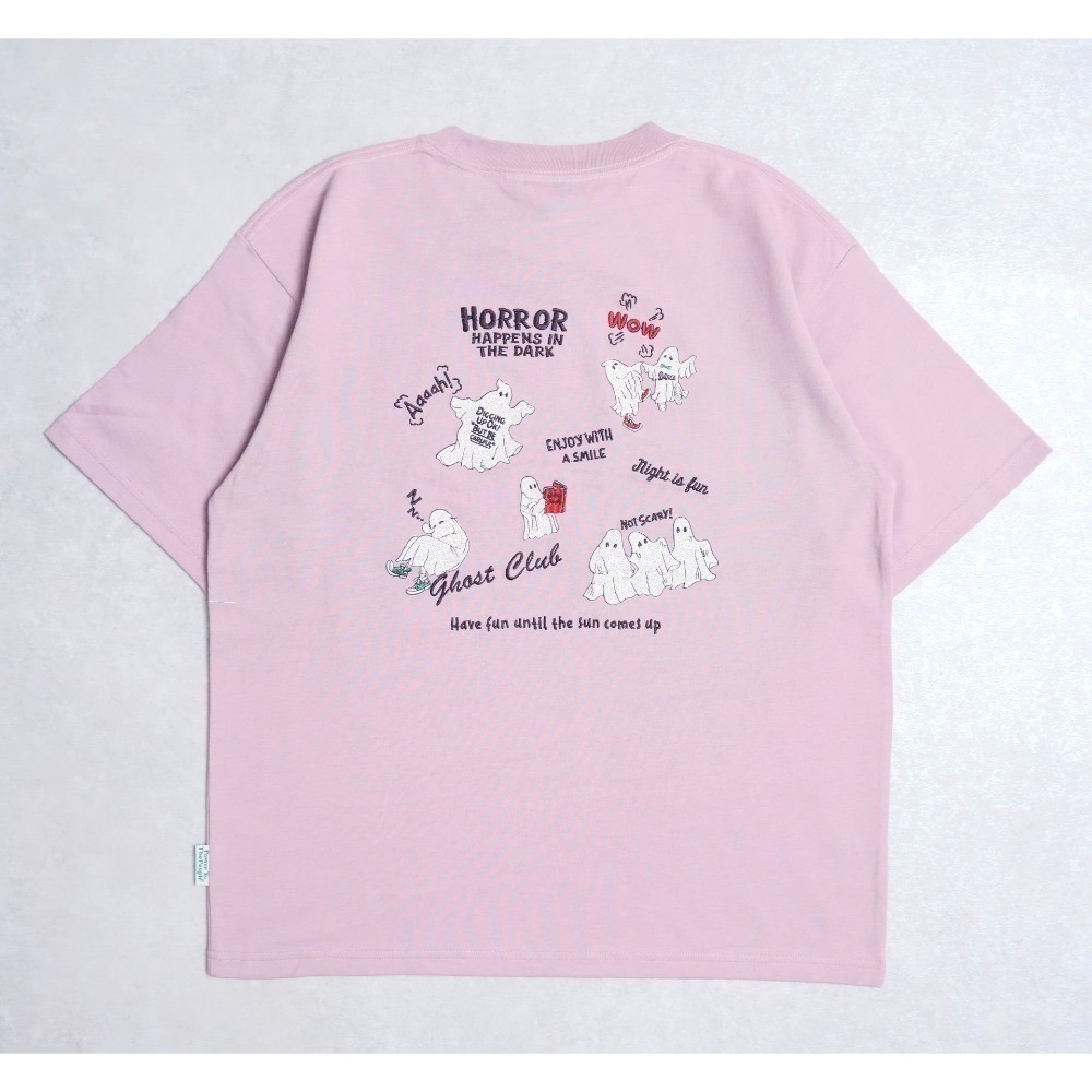 《2025夏季全新現貨正品》日本POWER TO THE PEOPLE-燦爛的鬼怪刺繡短袖T恤-男女適用-規格圖10