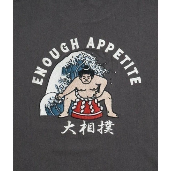 《全新現貨正品》日本POWER TO THE PEOPLE-大相撲刺繡短袖T恤-JAPAN系列-男女適用-細節圖2