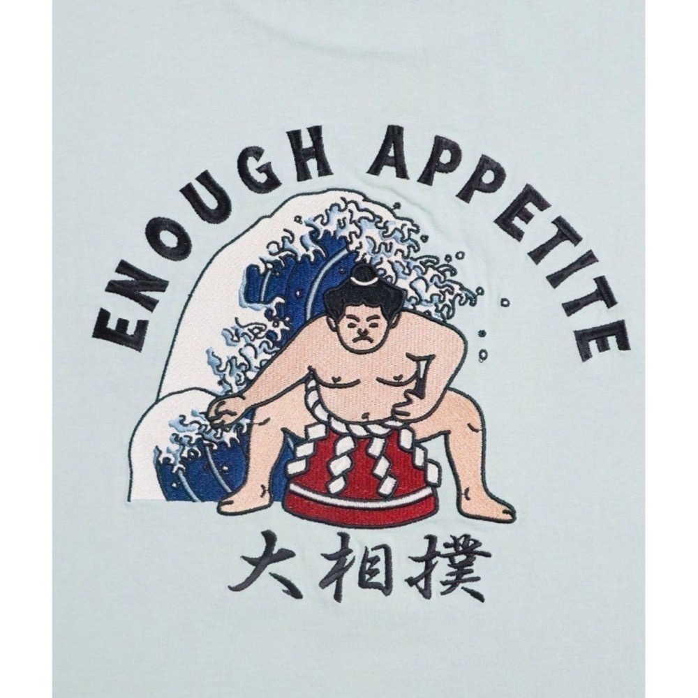 《全新現貨正品》日本POWER TO THE PEOPLE-大相撲刺繡短袖T恤-JAPAN系列-男女適用-細節圖5