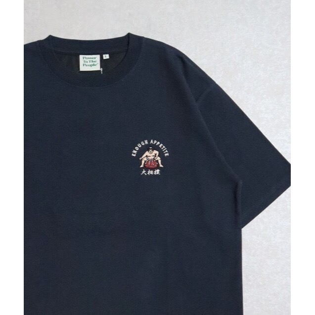 《全新現貨正品》日本POWER TO THE PEOPLE-大相撲刺繡短袖T恤-JAPAN系列-男女適用-細節圖7