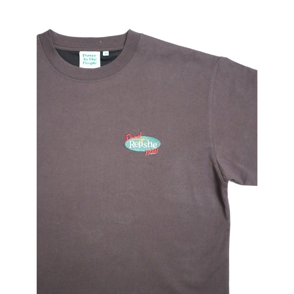 《2025夏季全新現貨正品》日本POWER TO THE PEOPLE-冰淇淋蘇打刺繡短袖T恤-男女適用-細節圖2