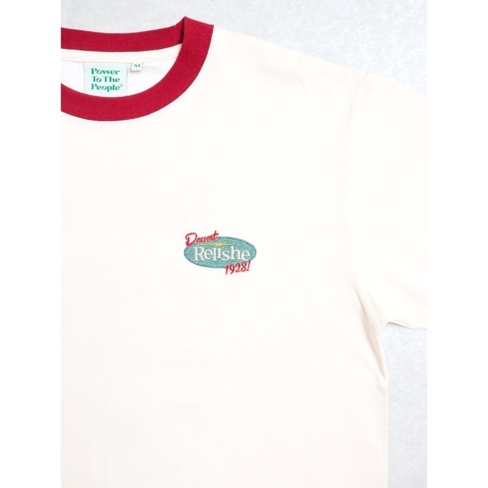 《2025夏季全新現貨正品》日本POWER TO THE PEOPLE-冰淇淋蘇打刺繡短袖T恤-男女適用-細節圖10