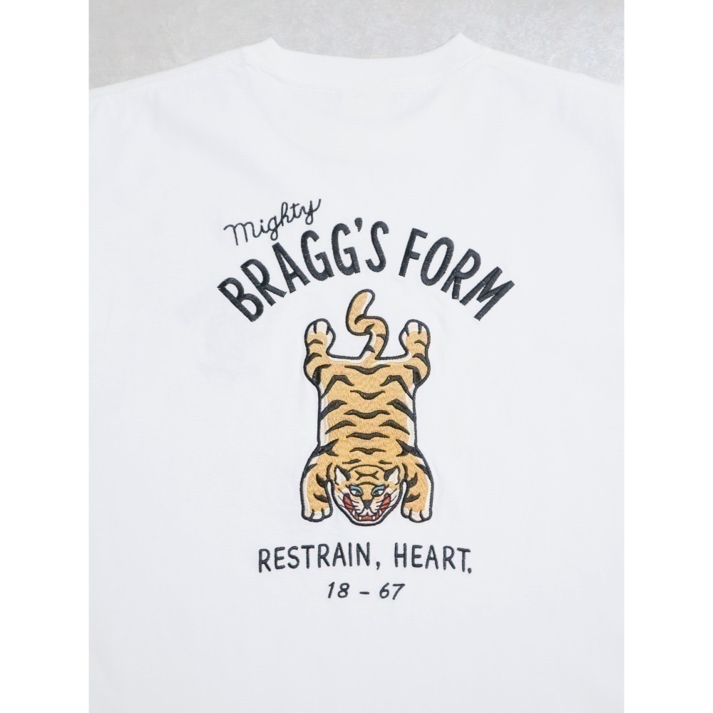 《2025夏季全新現貨正品》日本POWER TO THE PEOPLE-藏虎刺繡短袖T恤-男女適用-細節圖5