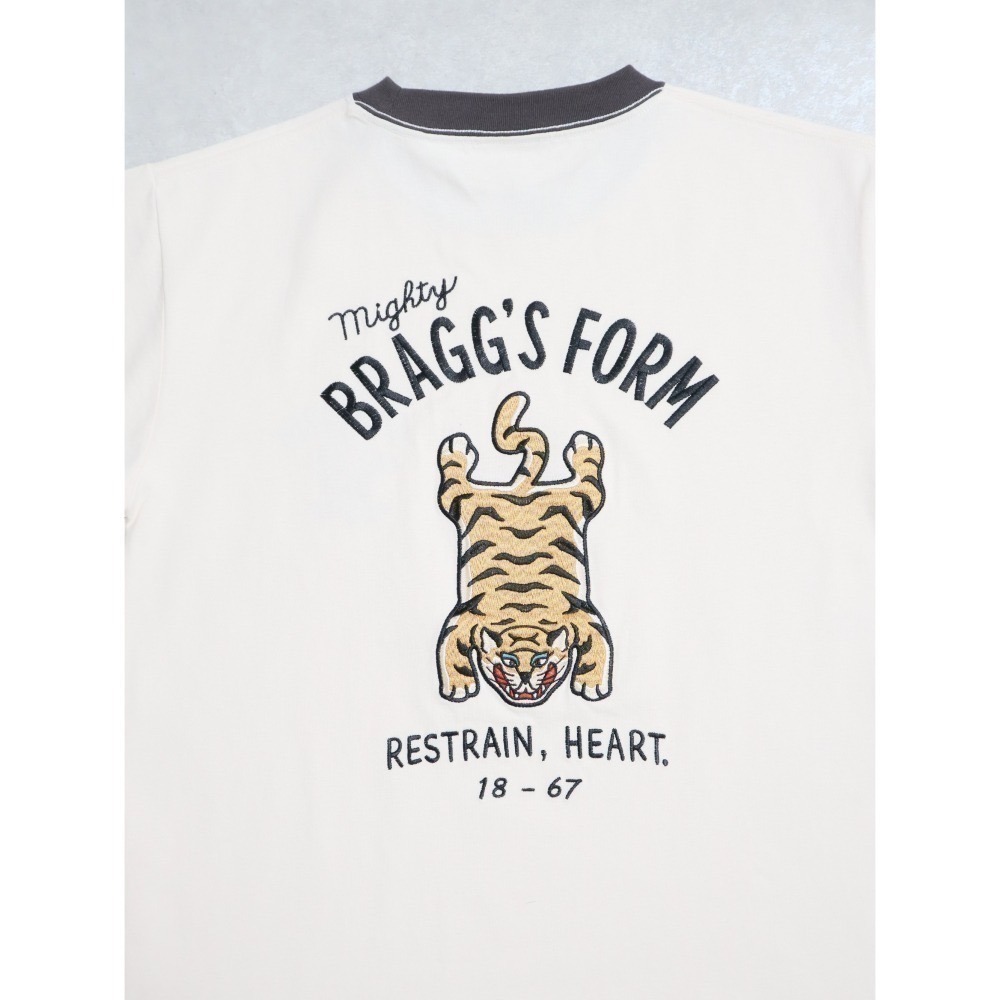 《2025夏季全新現貨正品》日本POWER TO THE PEOPLE-藏虎刺繡短袖T恤-男女適用-細節圖8