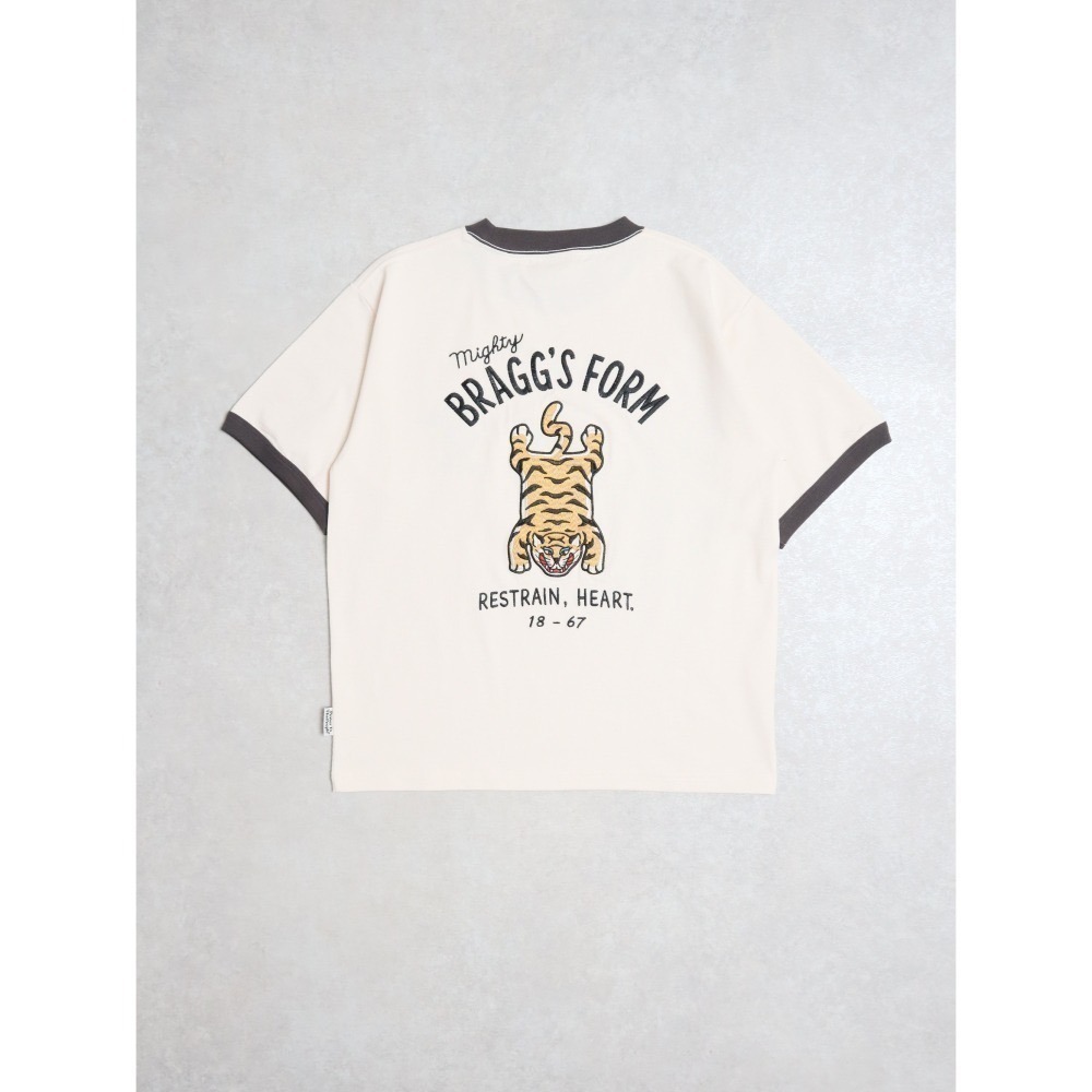 《2025夏季全新現貨正品》日本POWER TO THE PEOPLE-藏虎刺繡短袖T恤-男女適用-細節圖10