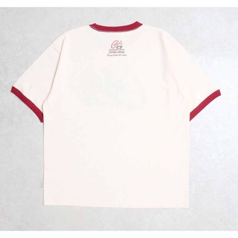 《2025夏季全新現貨正品》日本POWER TO THE PEOPLE-鬼怪咖啡刺繡短袖T恤-男女適用-細節圖8