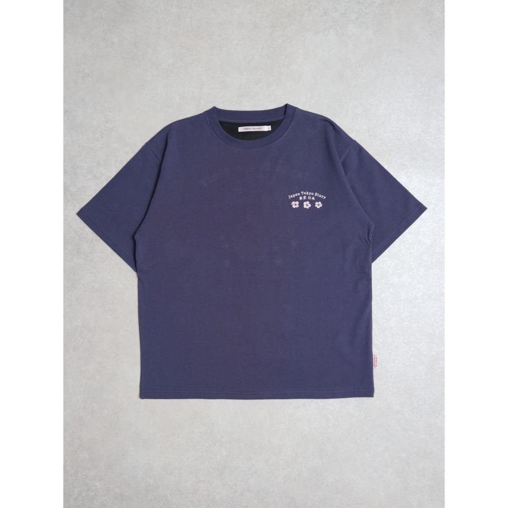 《全新現貨正品》日本POWER TO THE PEOPLE-達摩和狐狸面具刺繡短袖T恤-男女適用-細節圖8